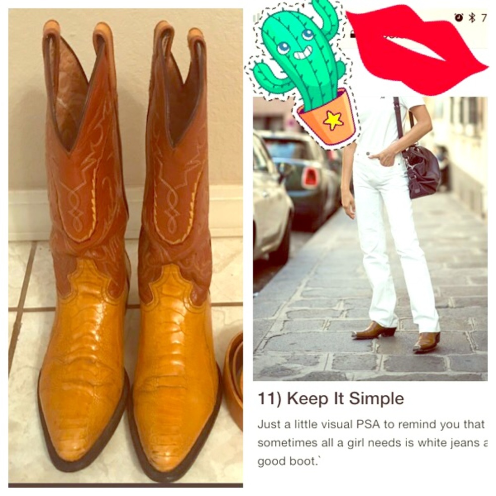 Gorgeous Ostrich Feet Boots